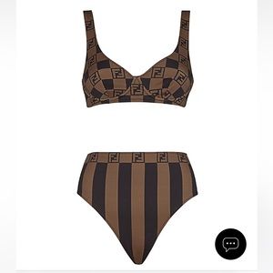 High waisted FENDI bikini